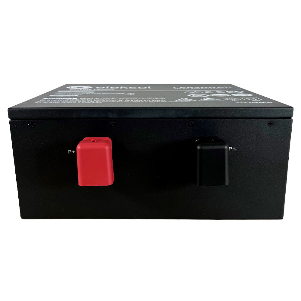 Batería de Litio LiFePO4 Bajo Asiento Eleksol 12,8V 200Ah Bluetooth y BMS V2