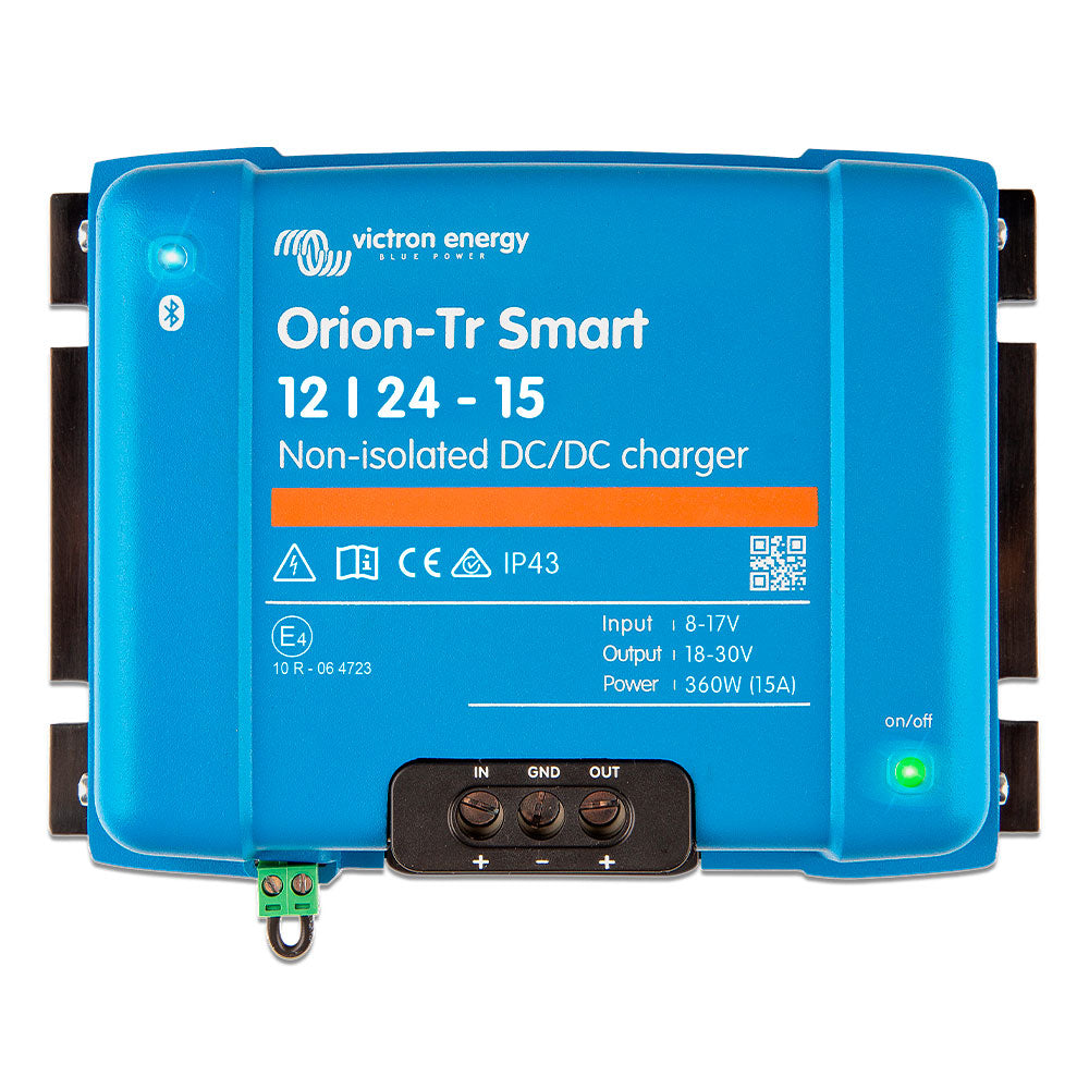 Cargador Booster Orion-Tr Smart 12/24-15A No Aislado CC/CC Bluetooth Victron Energy
