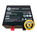 Batería de Litio LiFePO4 Bajo Asiento Eleksol 12,8V 300Ah Bluetooth y BMS V2