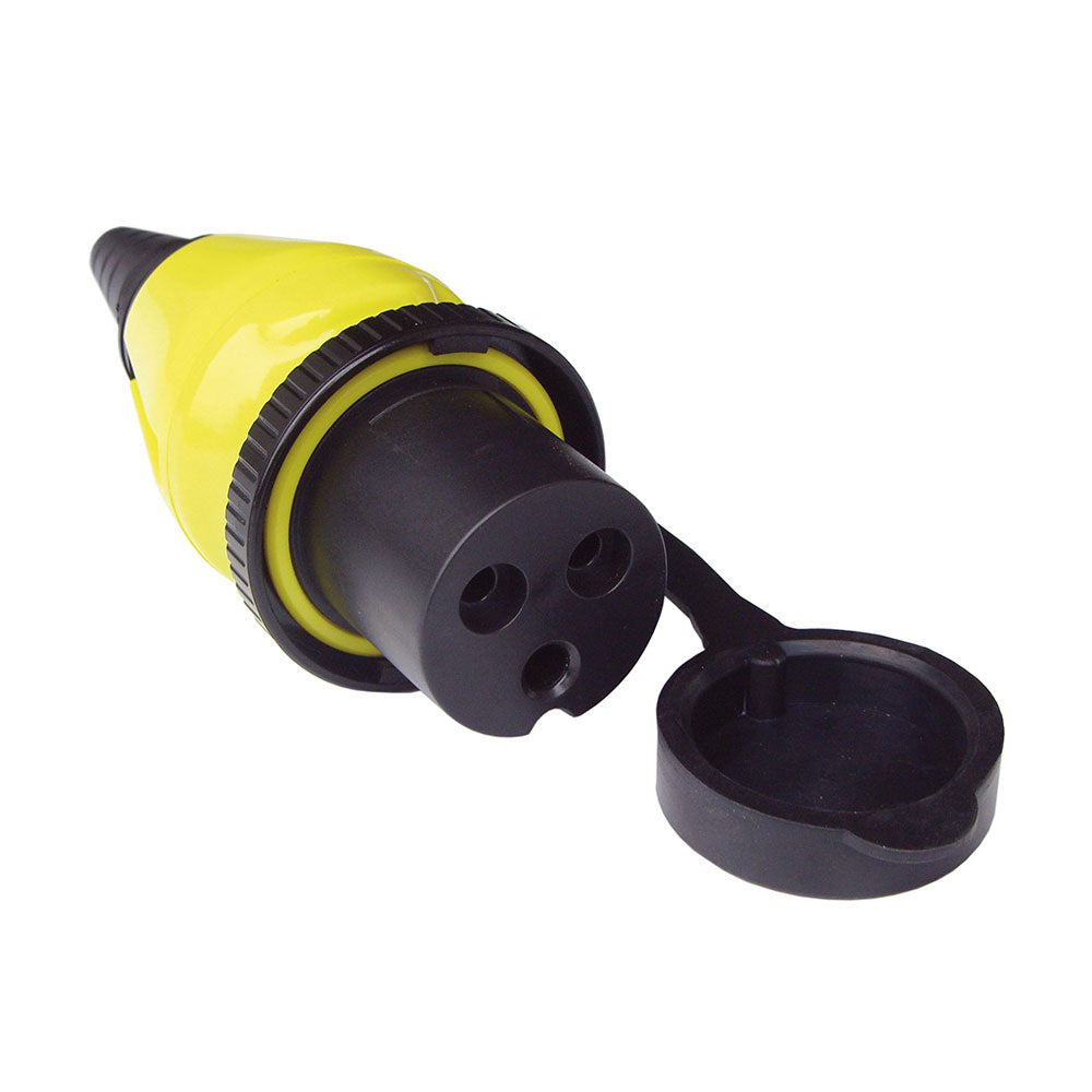 Enchufe 16A/250Vac (2p/3w) Para Entrada Alimentación 16A