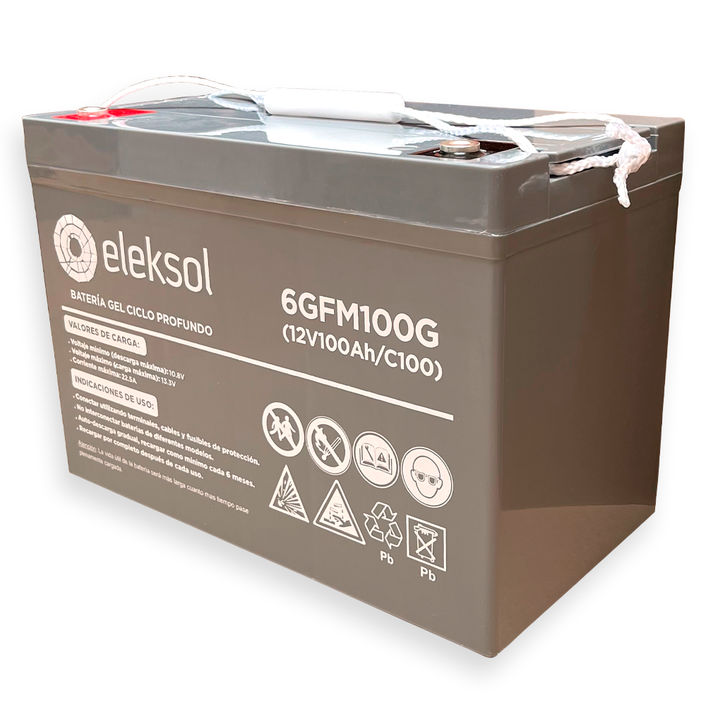 Batería de GEL Eleksol 12.8V 100Ah