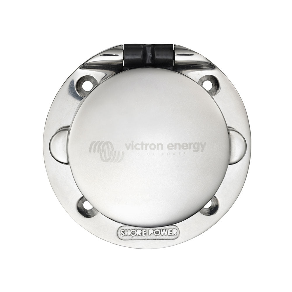 Entrada Toma Externa Con Tapa Inox 32A/250Vac (2p/3w)
