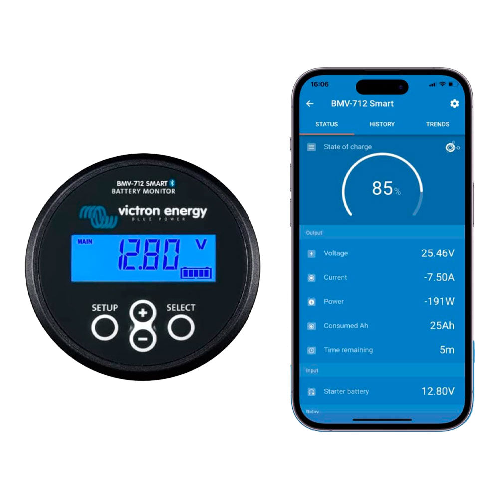 Monitor de Batería Victron BMV-712 BLACK Smart Bluetooth