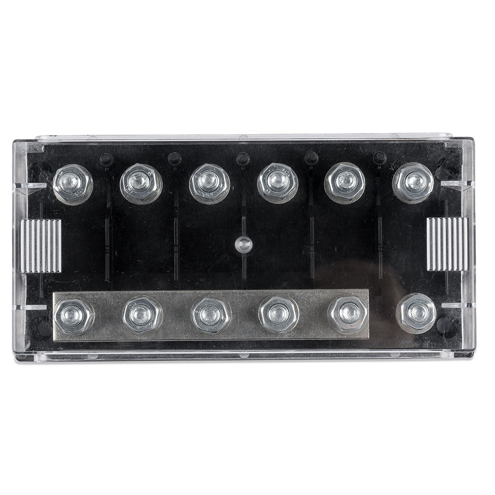 Six-way fuse holder for Mega-fuse with busbar (250A)