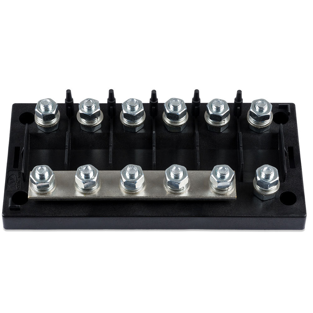 Six-way fuse holder for Mega-fuse with busbar (250A)