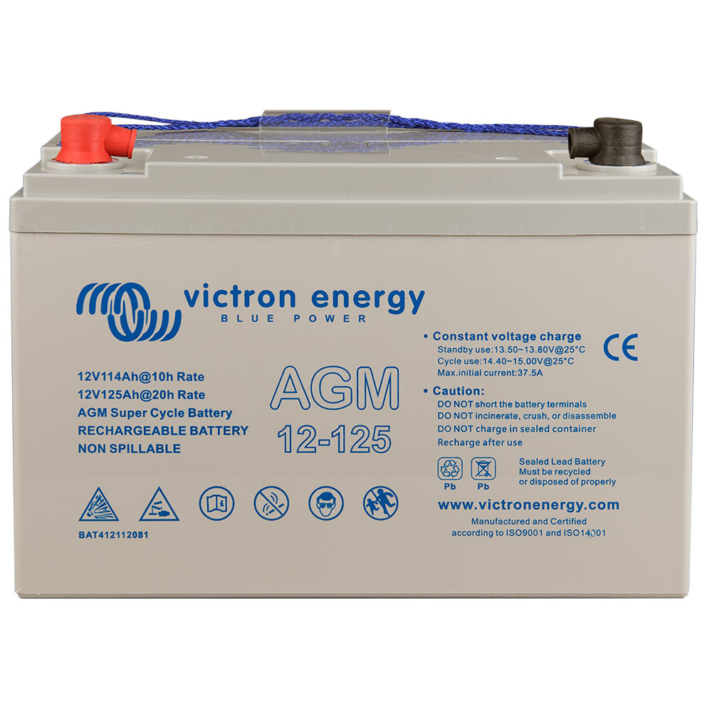 Batería AGM 12V/125Ah Ciclo Profundo (M8) Victron Energy
