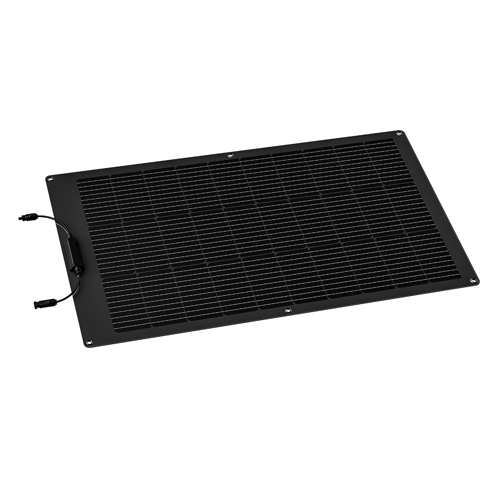 Módulo Monocristalino Black Flexible EcoFlow 100W-12V 1055x612x2mm