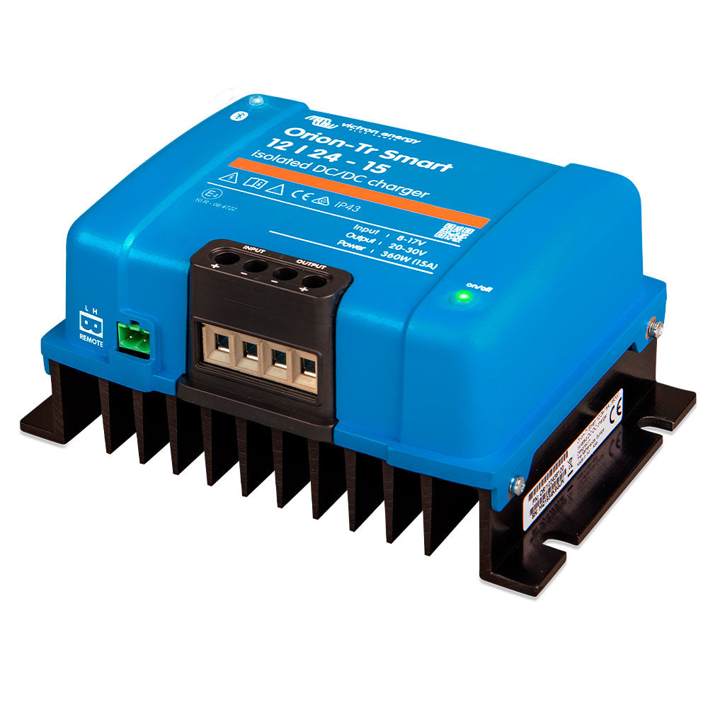 Cargador Booster Orion-Tr Smart 12/24-15A Aislado CC/CC Bluetooth Victron Energy