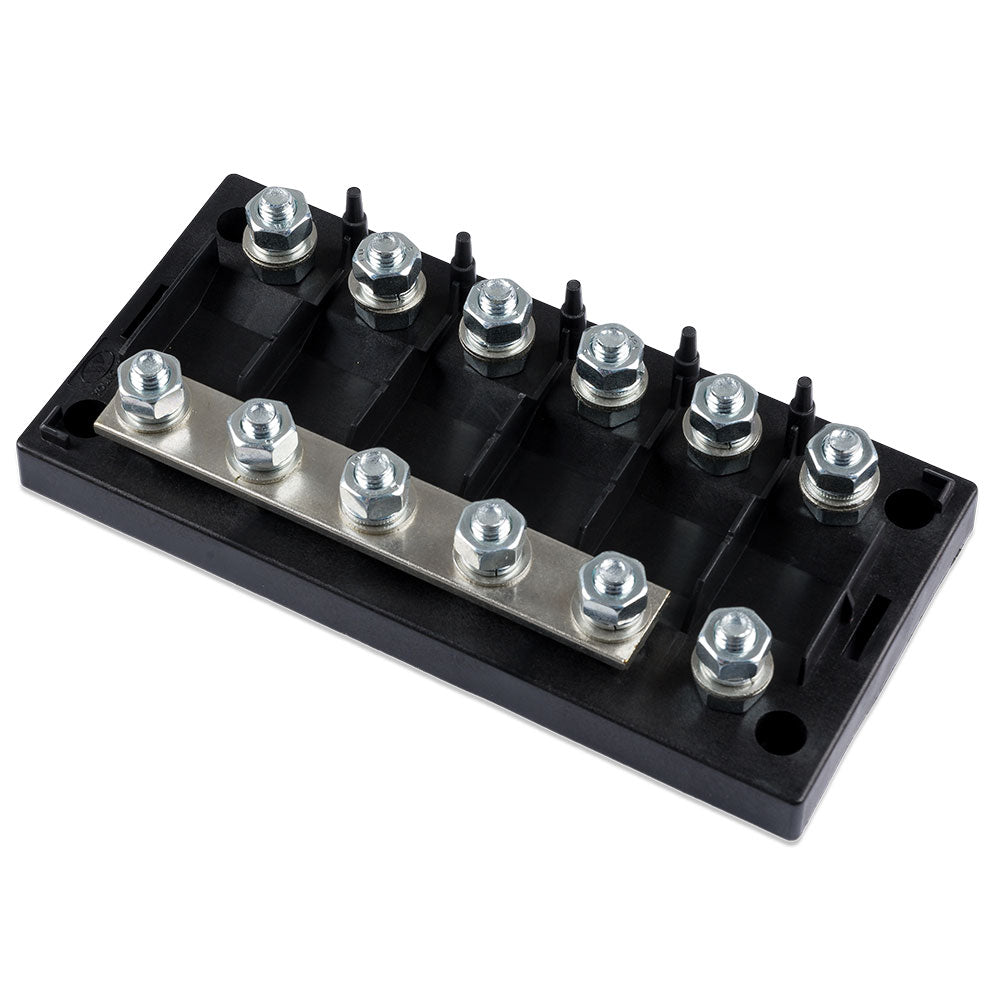 Six-way fuse holder for Mega-fuse with busbar (250A)