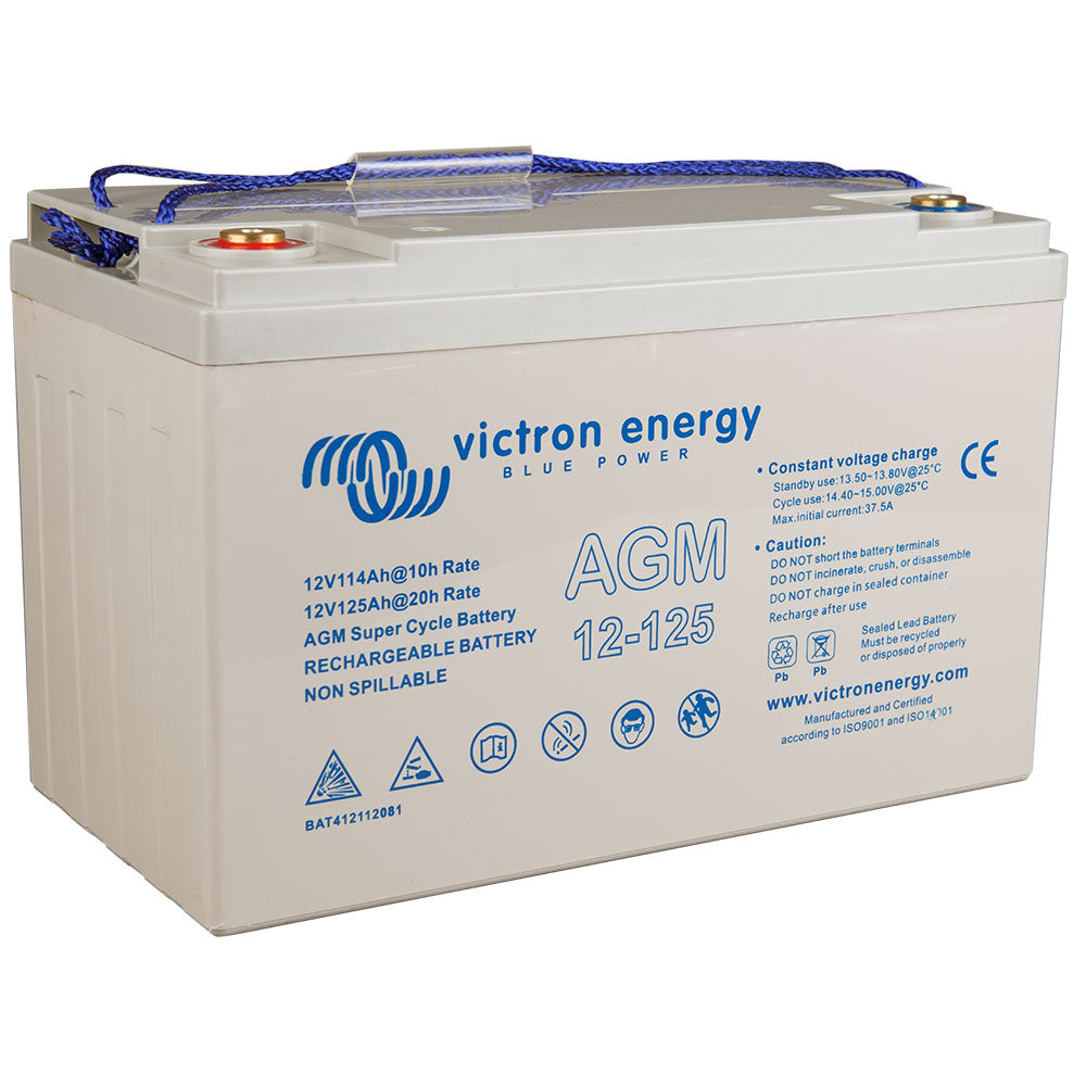 Batería AGM 12V/125Ah Ciclo Profundo (M8) Victron Energy