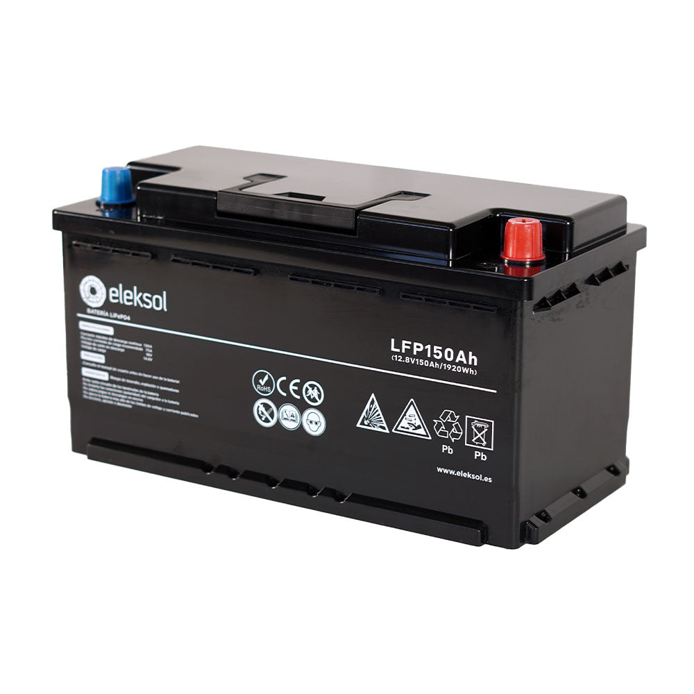 Batería de Litio LiFePO4 Eleksol 12,8V 150Ah Bluetooth y BMS V2