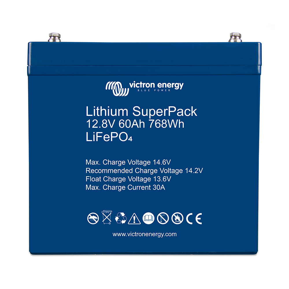 Batería de Litio LiFePO4 SuperPack 12.8V 60Ah (M6)