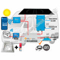 Kit Camper booster 30A, solar 305W, acumulación 250Ah, potencia 1200VA