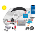 Kit Camper relé, solar flexible 110W, acumulación 100Ah, salida en 12V